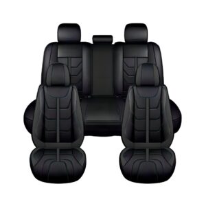 Leather Imitation Seat Cover Black
